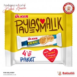 Ulker Paylasmalik Cream Sandwich Biscuit Pack In 4 Pcs 244 G