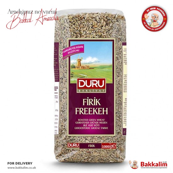 Duru Freekeh Roasted Green Wheat 1000 G - TURKISH ONLINE MARKET UK - £6.39