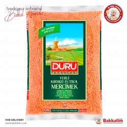 Duru Kırmızı Futbol Mercimek 2000 Gr