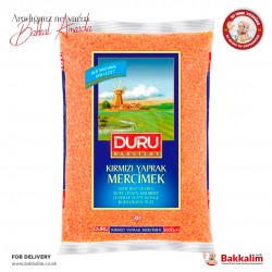 Duru Kırmızı Yaprak Mercimek 2000 Gr