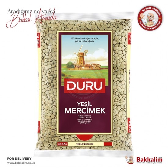 Duru Yeşil Mercimek 2000 Gr