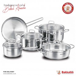 Korkmaz Perla Cookware Set A1609 9 Pcs