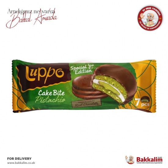 Luppo Antep Fıstık Aromalı Dolgulu Kek 7 Adet 182 Gr