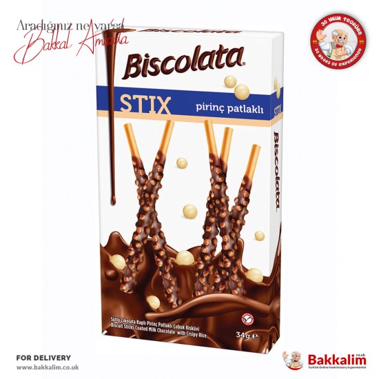 Biscolata Stix Pirinç Patlaklı 32 Gr