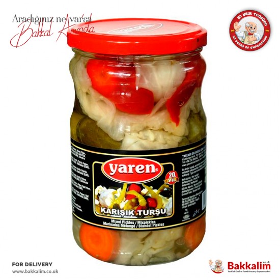 Yaren Mixed Pickles 1700 G - TURKISH ONLINE MARKET UK - £4.29