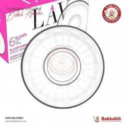 LAV Klasik Optik Çay Tabağı 6 Adet