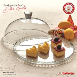 Pasabahce Patisserie Covered Cake Glass 30 Cm