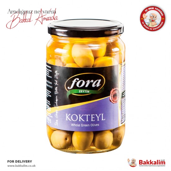 Fora Kokteyl Bütün Yeşil Zeytin N700 Gr