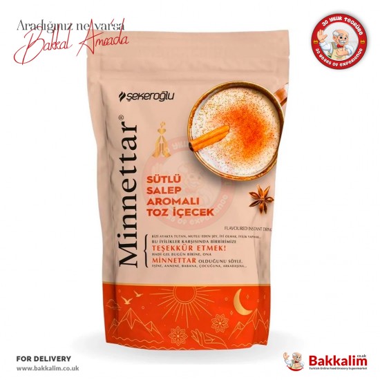 Sekeroglu Minnettar Milky Sahlep Flavoured Instant Drink 200 G