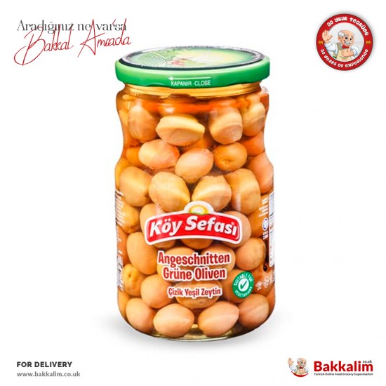 Köy Sefası Çizik Yeşil Zeytin 400 Gr