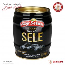 Koy Sefasi Gold Oily Natural Black Olives N750 G