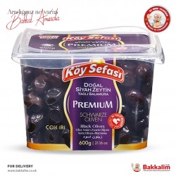 Koy Sefasi Premium Natural Big Black Olives 600 G