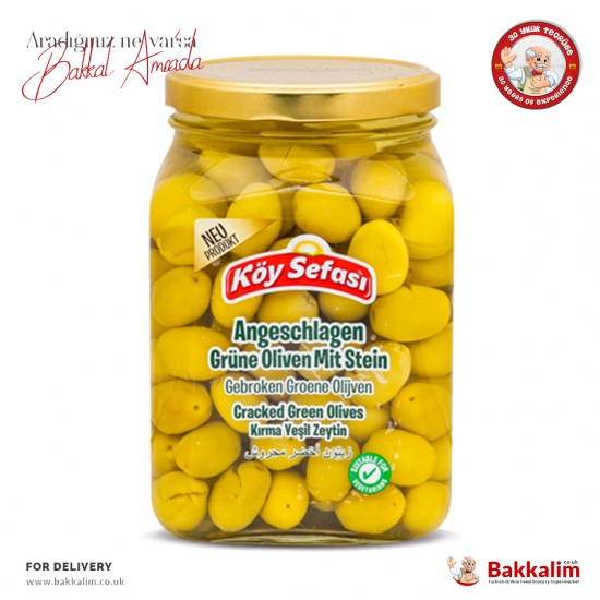 Köy Sefası Kırma Yeşil Zeytin 900 Gr