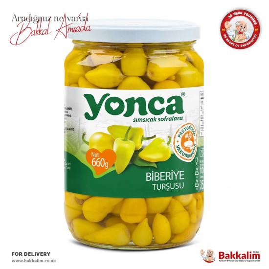 Yonca Pickled Baby Pepper N660 G - TURKISH ONLINE MARKET UK - £3.49