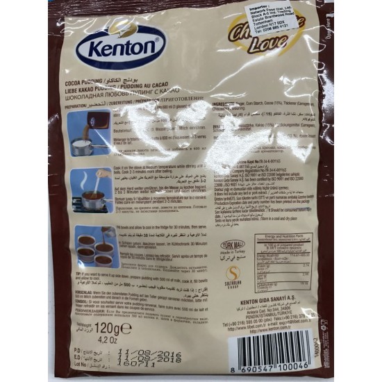 Kenton Kakaolu Puding 120gr - TURKISH ONLINE MARKET UK - £0.99