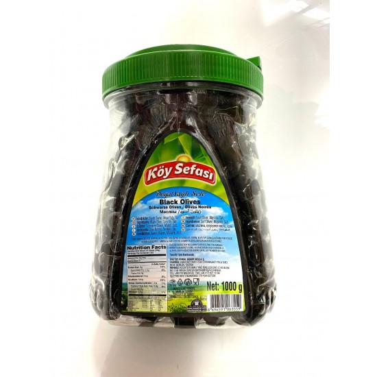 Koy Sefasi 1500 Gr Natural Black Olives - TURKISH ONLINE MARKET UK - £8.49