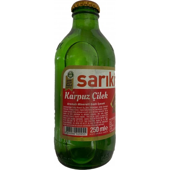 Sarikiz Natural Mineral Spring Water Watermelon Strawberry 250ml - TURKISH ONLINE MARKET UK - £0.69