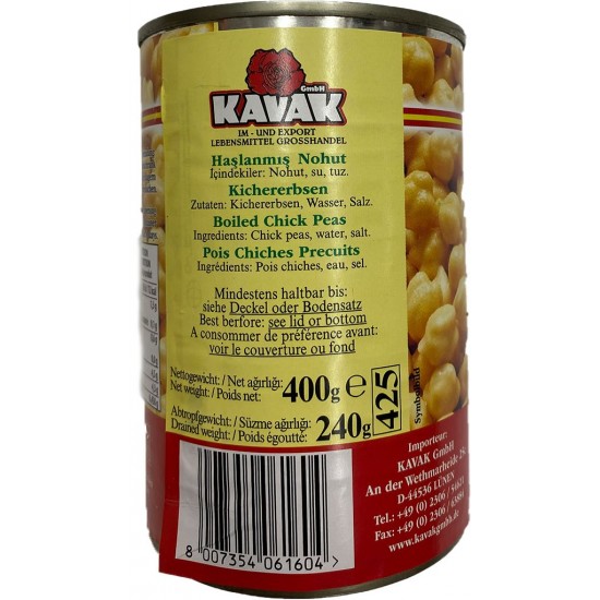 Tadim Boiled Chick Peas 400g - TURKISH ONLINE MARKET UK - £0.69