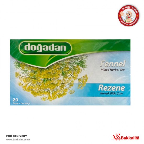 Dogadan 20 Bags Of Fennel Herbal Tea - TURKISH ONLINE MARKET UK - £1.69