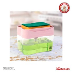  Indecor Practical Sponge Holder With Detergent Tank