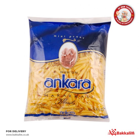 Nuhun Ankara 500 Gr Penne Pasta - TURKISH ONLINE MARKET UK - £1.39