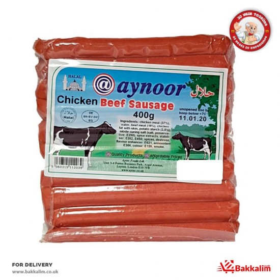 Aynoor 400 Gr Sığır Sosis - TURKISH ONLINE MARKET UK - £4.39