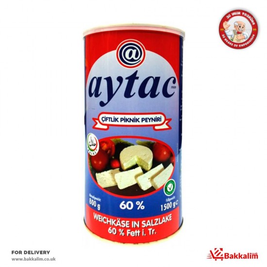 Aytac 1500 Gr 60 Farm Picnic Feta Cheese - TURKISH ONLINE MARKET UK - £9.99