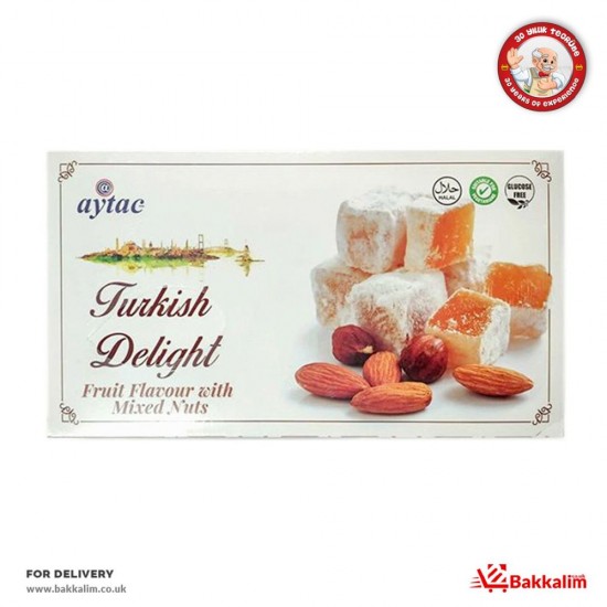 Aytac 350 Gr Turkish Delight Mix Fruit Flavour - TURKISH ONLINE MARKET UK - £3.59