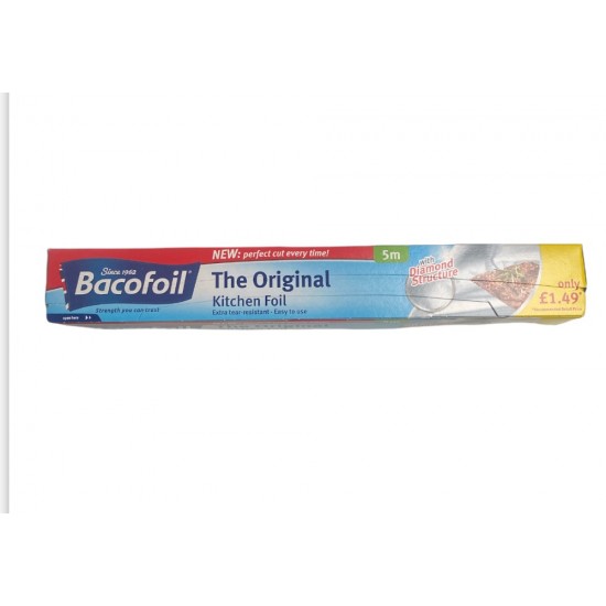 Bacofoil The Original Kitchen Foil 30cm X 5m - TURKISH ONLINE MARKET UK - £1.49