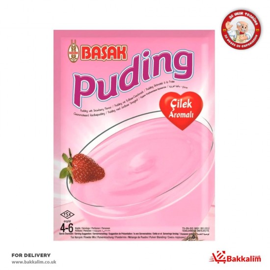 Basak 4-6 Portion Strawberry Pudding - TURKISH ONLINE MARKET UK - £1.29