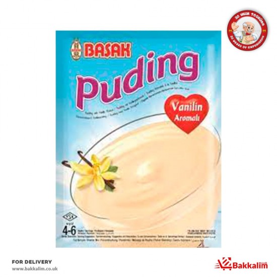 Basak 4-6 Portion Vanilin Flavored Pudding  130 G - TURKISH ONLINE MARKET UK - £1.19