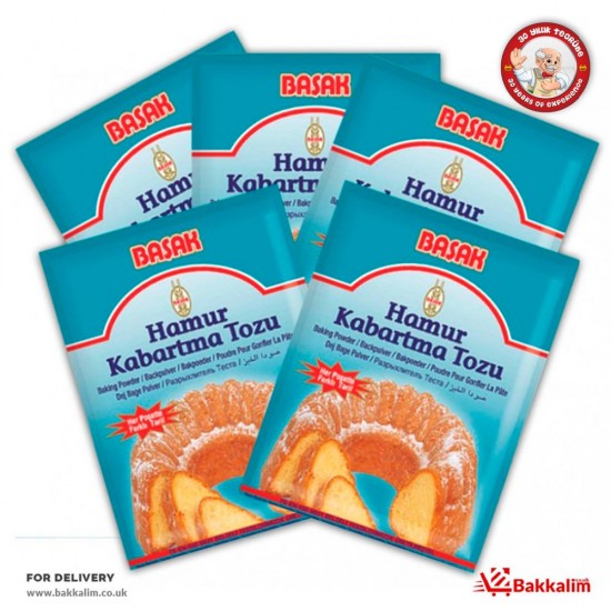 Basak 5x10 Gr Baking Powder - TURKISH ONLINE MARKET UK - £0.99