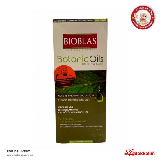 Bioblas 360ml Kuru Yıpranmış Saçlar İçin Zeytinyağ Özlü - TURKISH ONLINE MARKET UK - £4.99