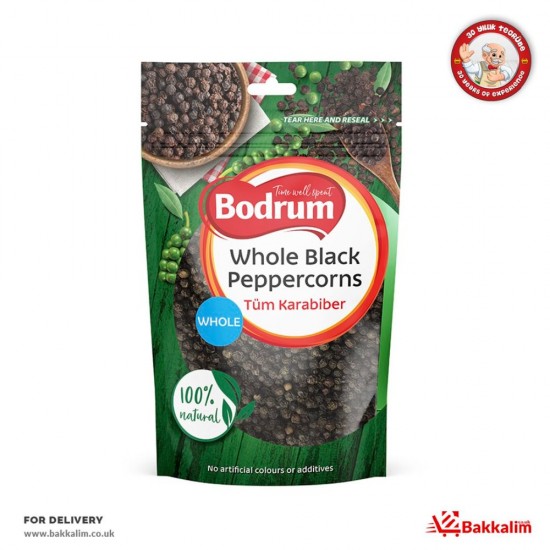 Bodrum 100 Gr Whole Black Peppercorn - TURKISH ONLINE MARKET UK - £2.49