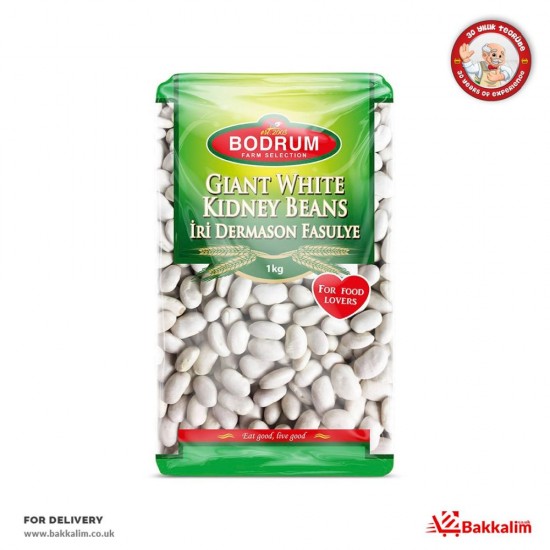 Bodrum  1000 Gr Dermason White Beans - TURKISH ONLINE MARKET UK - £5.19
