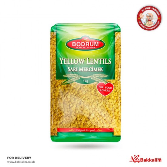 Bodrum 1000 Gr Yellow Lentils - TURKISH ONLINE MARKET UK - £4.39