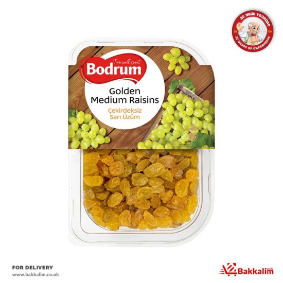 Bodrum 250 Gr Golden Medium Raisains - TURKISH ONLINE MARKET UK - £2.99