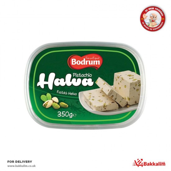 Bodrum 350 Gr Antep Fıstıklı Tahin Helvası - TURKISH ONLINE MARKET UK - £4.69