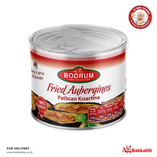 Bodrum 400 G Fried Aubergines - TURKISH ONLINE MARKET UK - £1.99