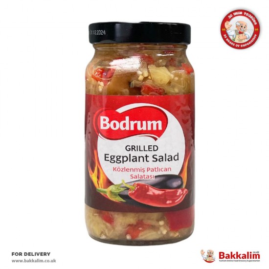 Bodrum 510 G Grilled Eggplant Salad - TURKISH ONLINE MARKET UK - £2.99