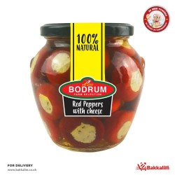 Bodrum 520 Gr Peynir Dolgulu Kırmızı Biber Turşusu