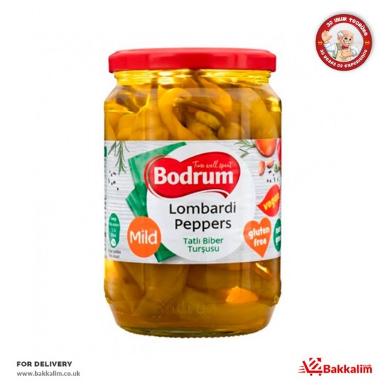 Bodrum  610 G Mild Lombardini Peppers - TURKISH ONLINE MARKET UK - £2.69