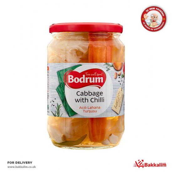 Bodrum 670 G Cabbage With Chilli - TURKISH ONLINE MARKET UK - £2.69