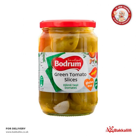 Bodrum 670 Gr Green Tomato Slices - TURKISH ONLINE MARKET UK - £1.99