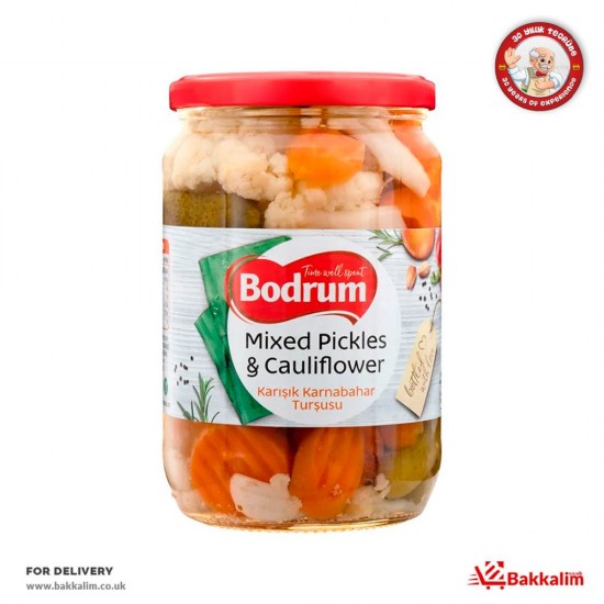 Bodrum  670 G Mixed Pickles Cauliflower Pickled - TURKISH ONLINE MARKET UK - £2.79