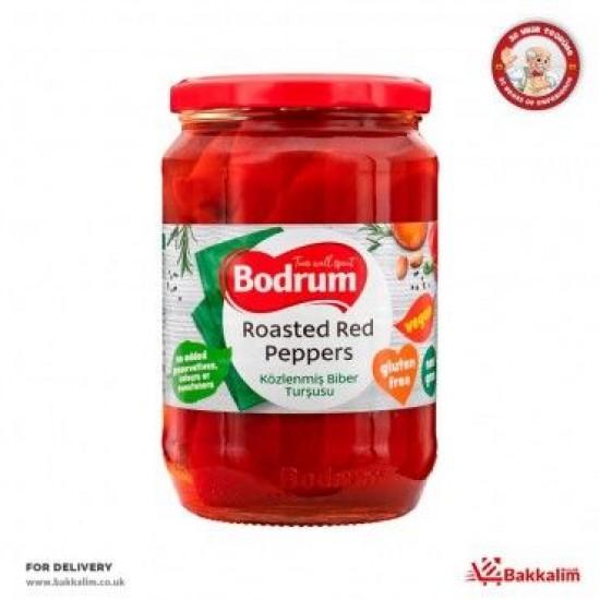 Bodrum 670 G Roasted Peppers - TURKISH ONLINE MARKET UK - £2.79