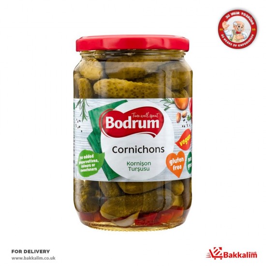 Bodrum  680 Gr Acili Kornişon - TURKISH ONLINE MARKET UK - £2.99