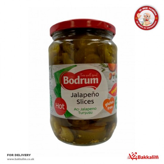 Bodrum 680 Gr Hot Jalapeno Rondel - TURKISH ONLINE MARKET UK - £2.49