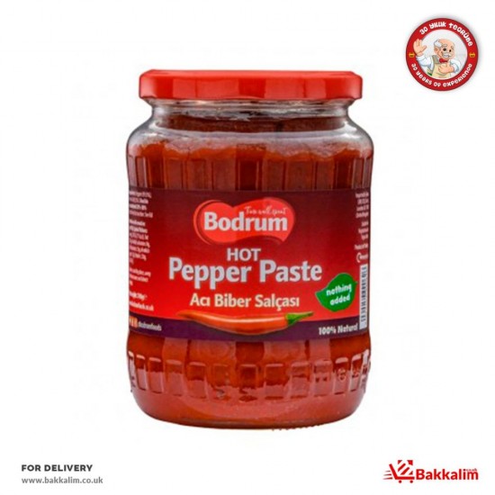 Bodrum 700 Gr Hot Pepper Paste - TURKISH ONLINE MARKET UK - £5.29
