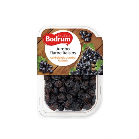 Bodrum Jumbo Flame Raisins 250 G - TURKISH ONLINE MARKET UK - £1.99